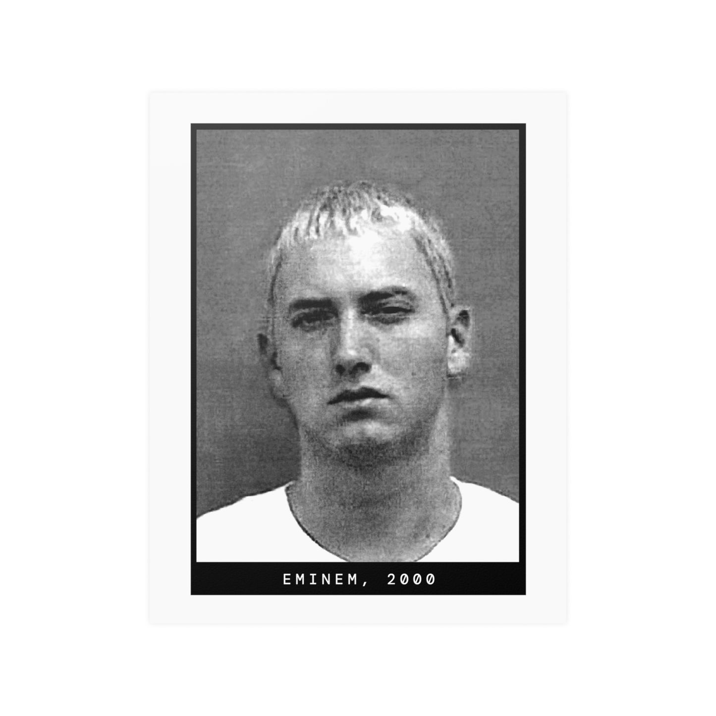 Eminem, 2000 Rapper Mugshot Poster