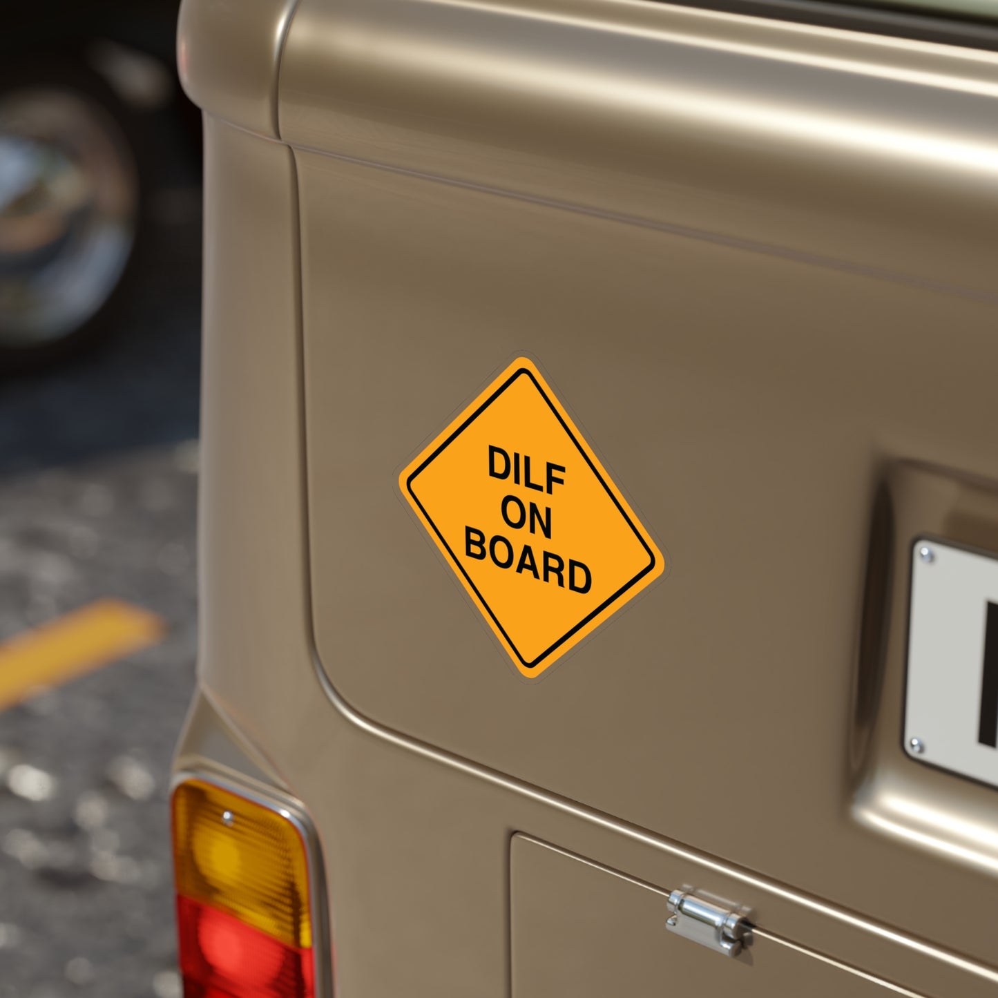 DILF On Board Funny Bumper Sticker