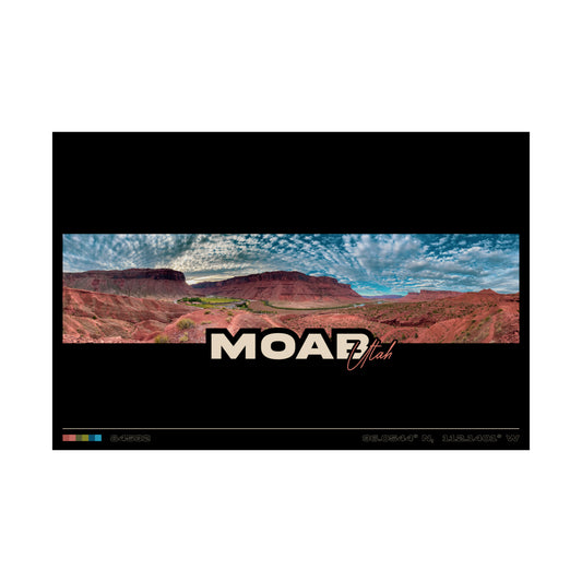 Moab Utah Travel Poster