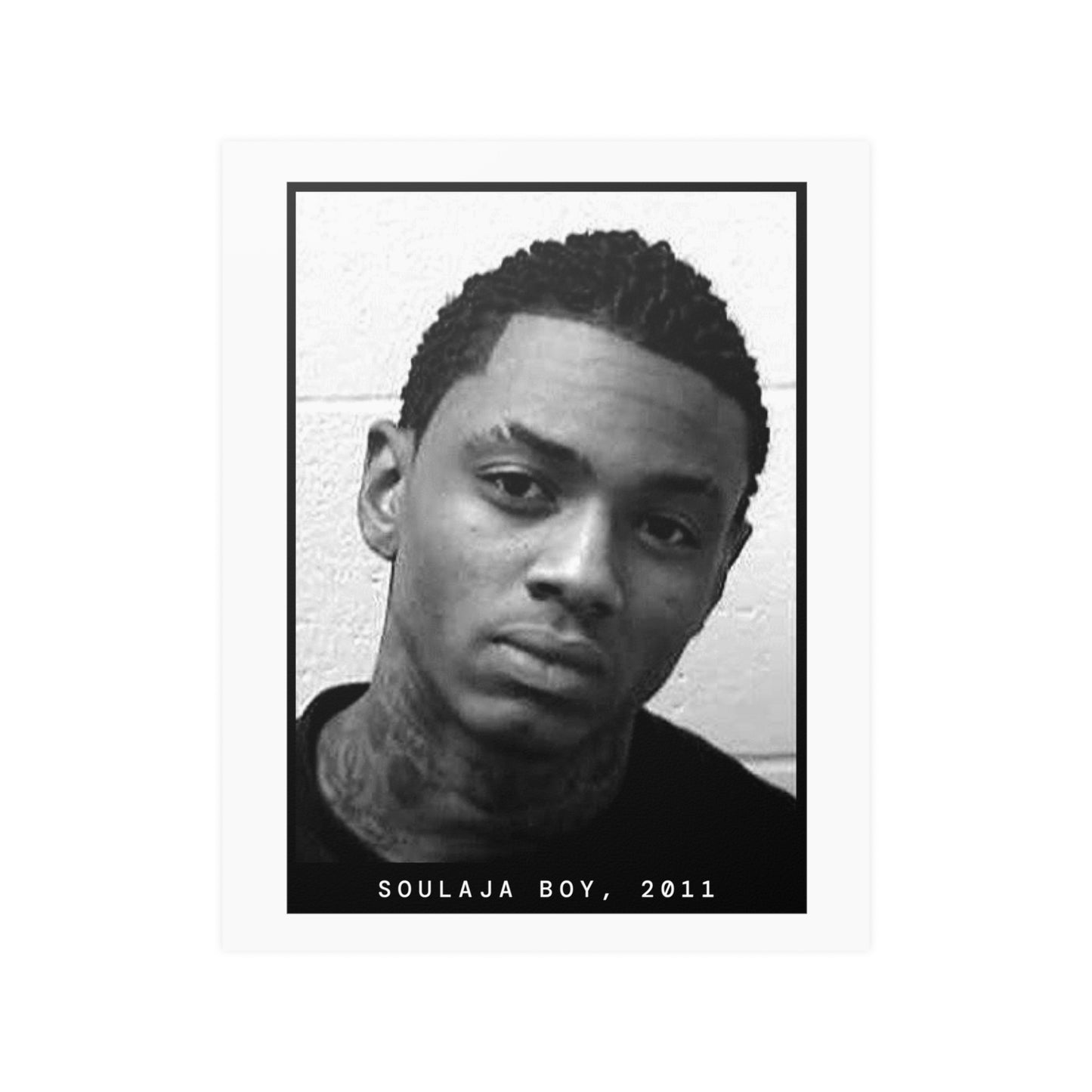 Soulja Boy, 2011 Rapper Mugshot Poster