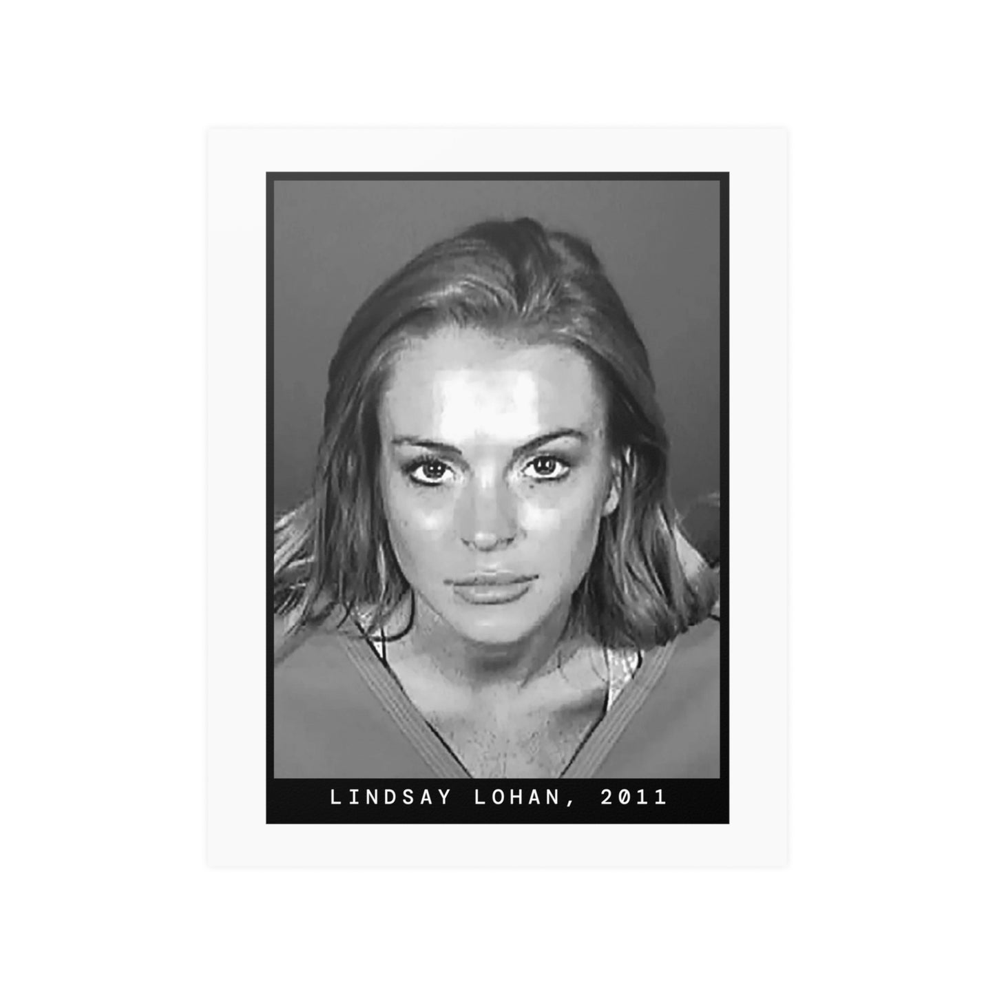Lindsay Lohan, 2011 Actress Mugshot Poster