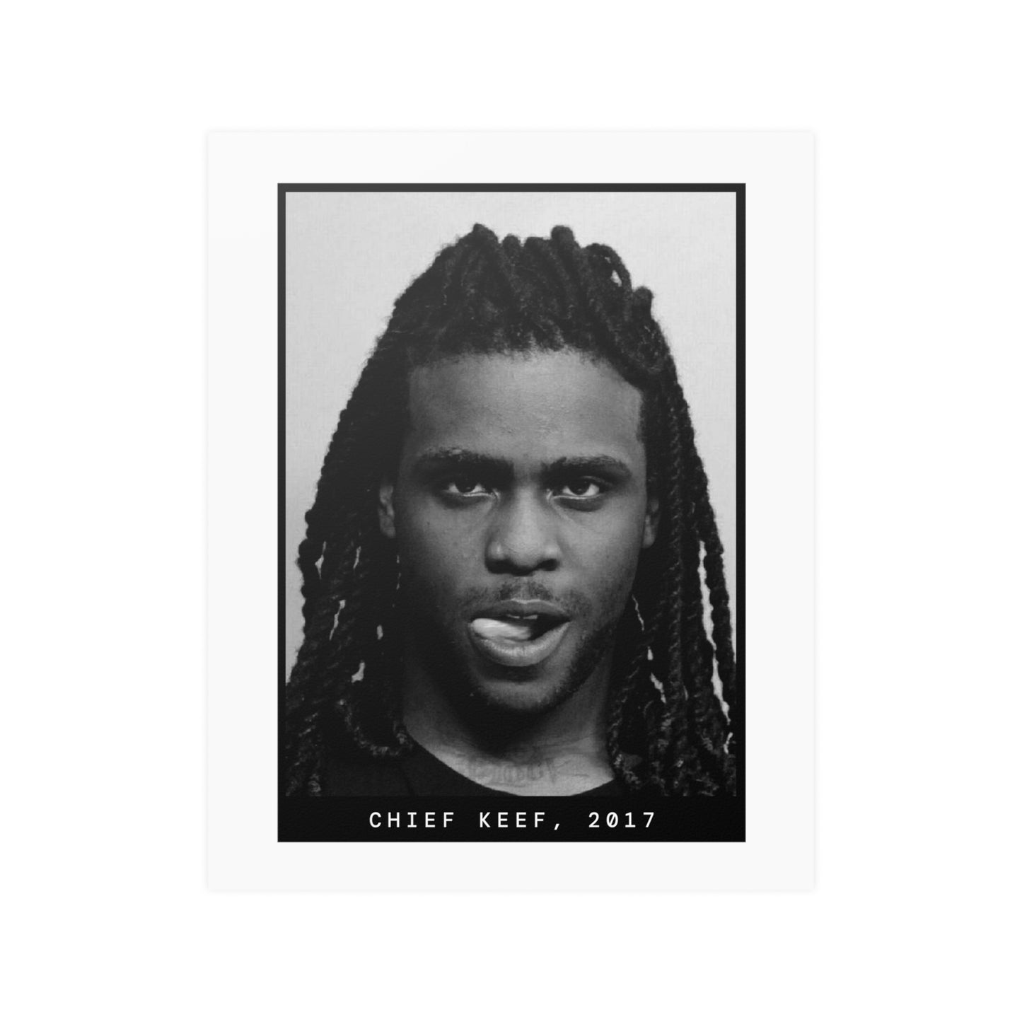 Chief Keef, 2017 Rapper Mugshot Poster