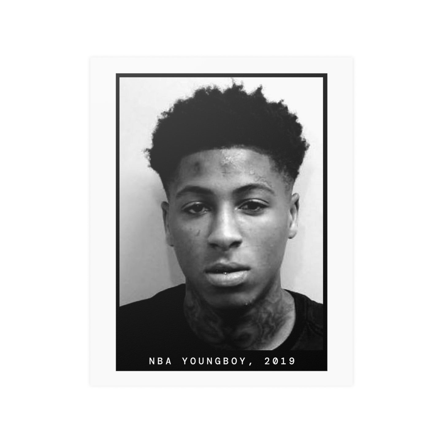 NBA Youngboy, 2019 Rapper Mugshot Poster