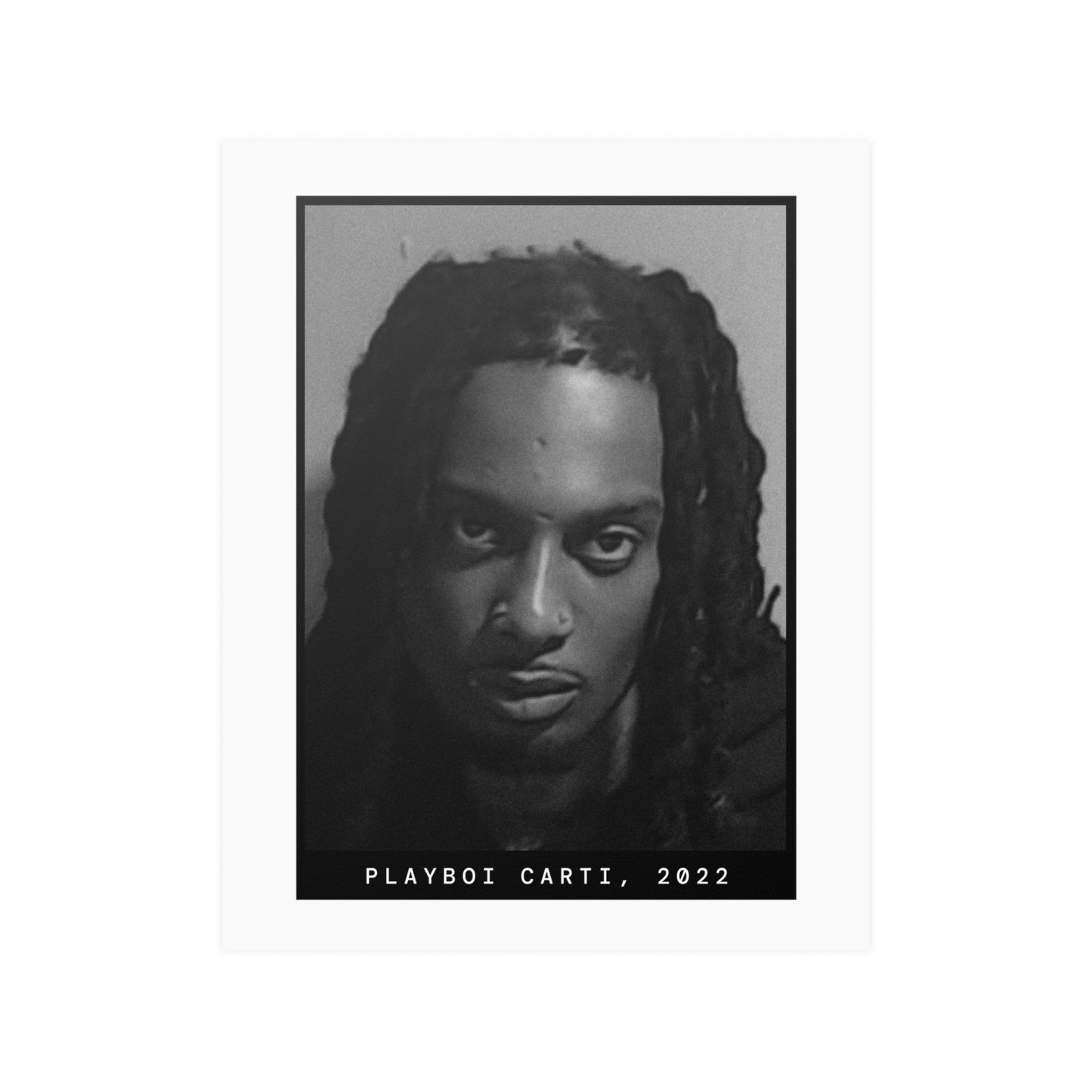 Playboi Carti, 2022 Rapper Mugshot Poster