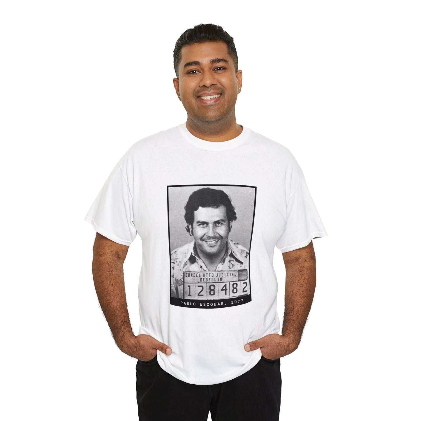 Pablo Escobar, 1977 Mugshot Tee