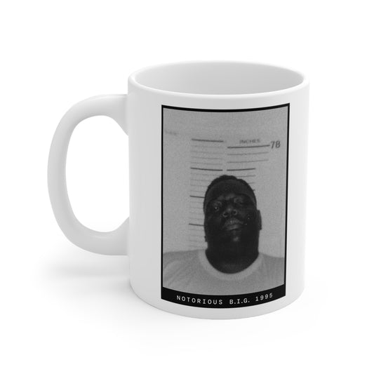 Notorious B.I.G. 1995 Rapper Mugshot Mug