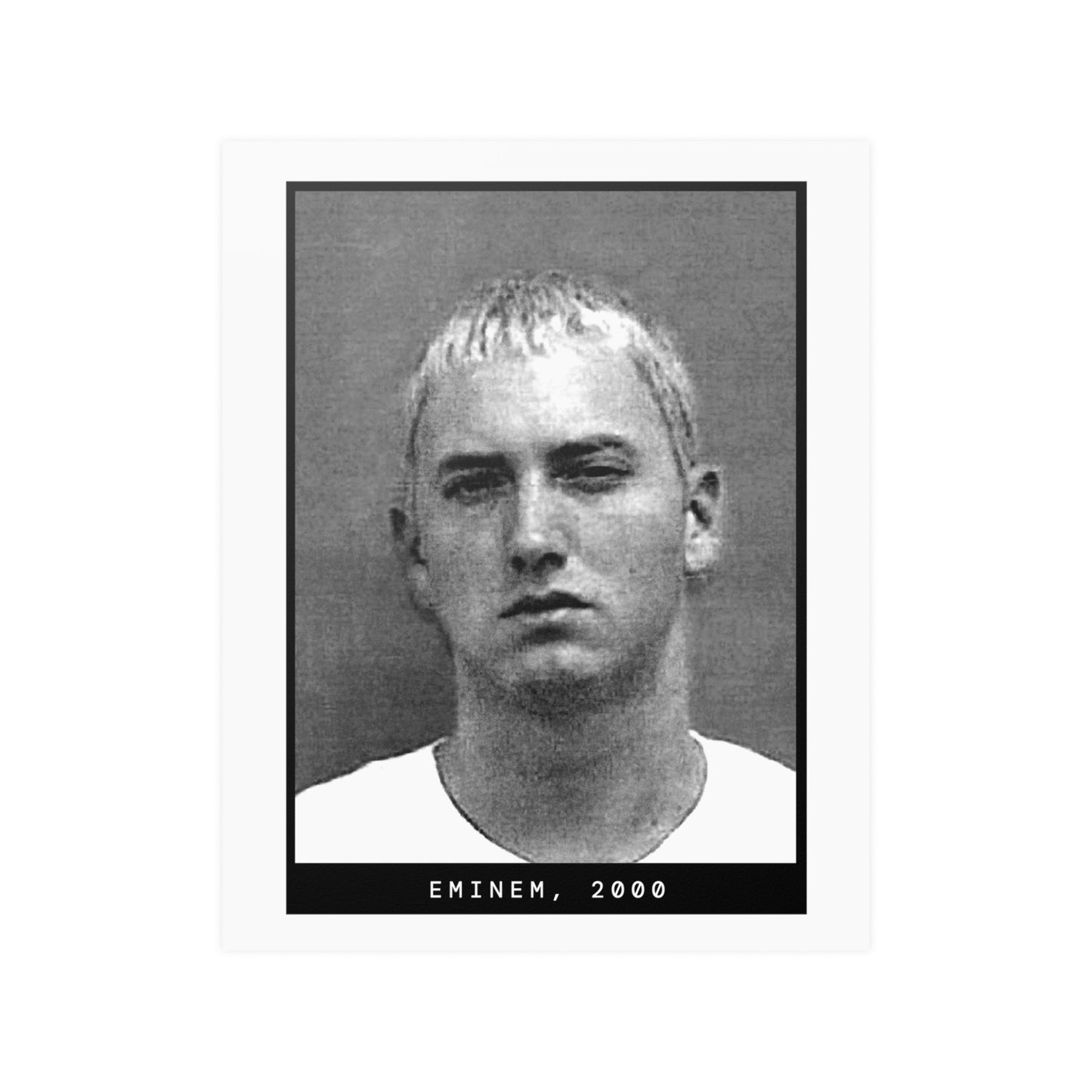 Eminem, 2000 Rapper Mugshot Poster
