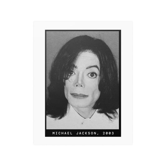 Michael Jackson, 2003 Singer Mugshot Poster