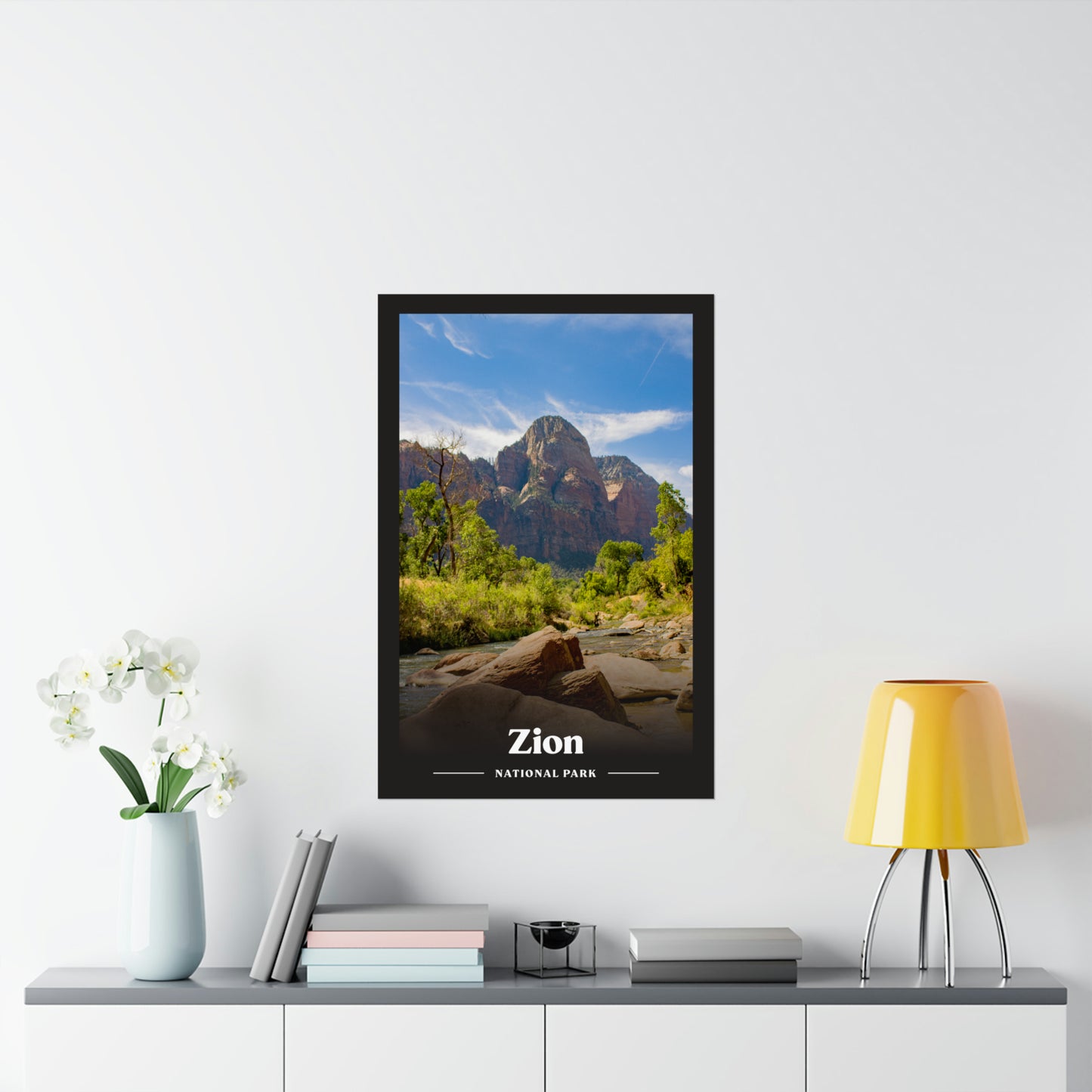 Zion National Park Travel Poster