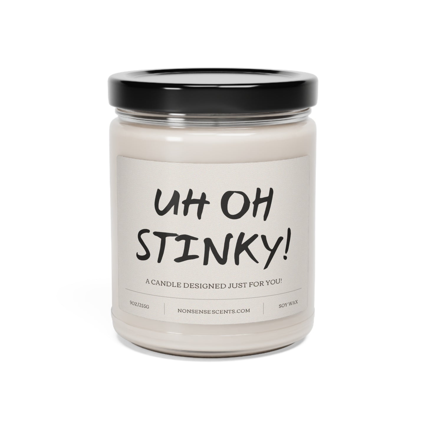 "Uh Oh, Stinky" Scented Candle