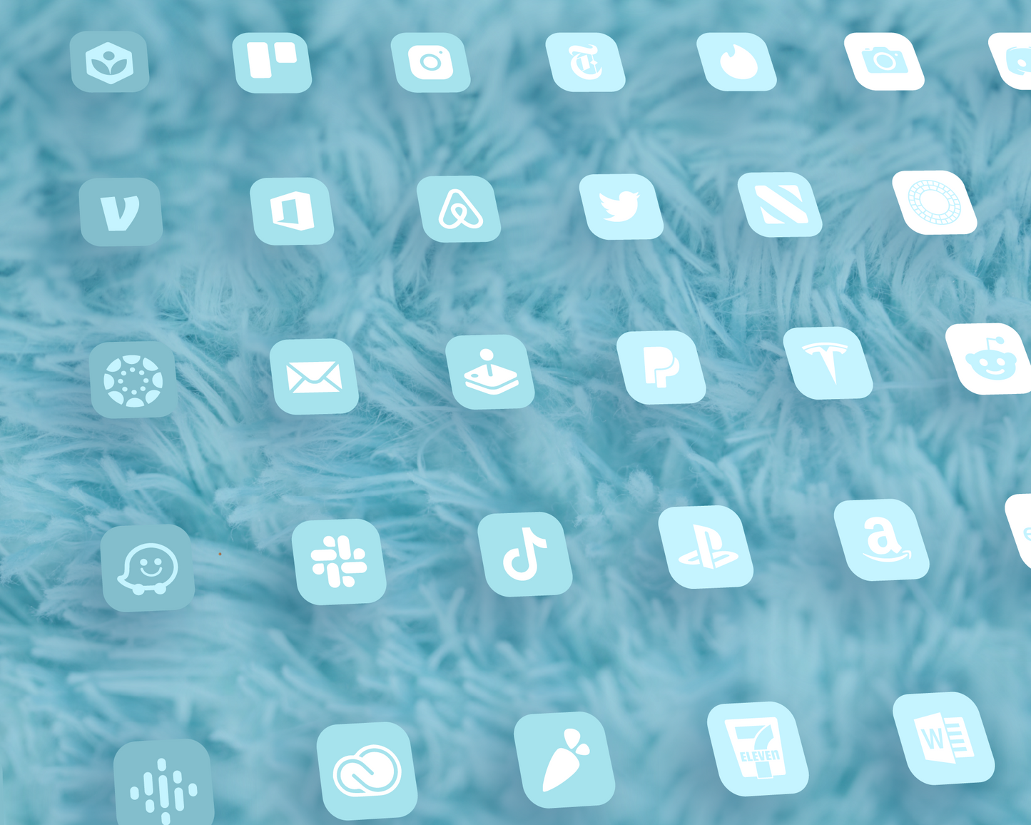 Baby Blue App Icon Pack for iOS