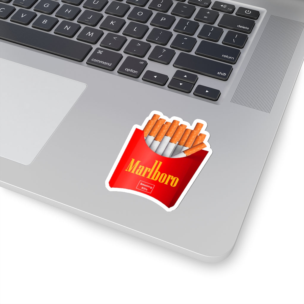 Fast Food Cigarettes Sticker